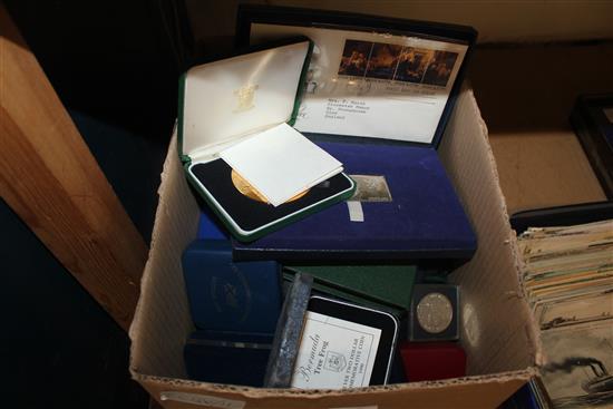 Large collection of silver proof coins and other collectors coins